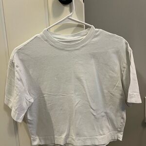Abercrombie & Fitch White Short Sleeve Tee